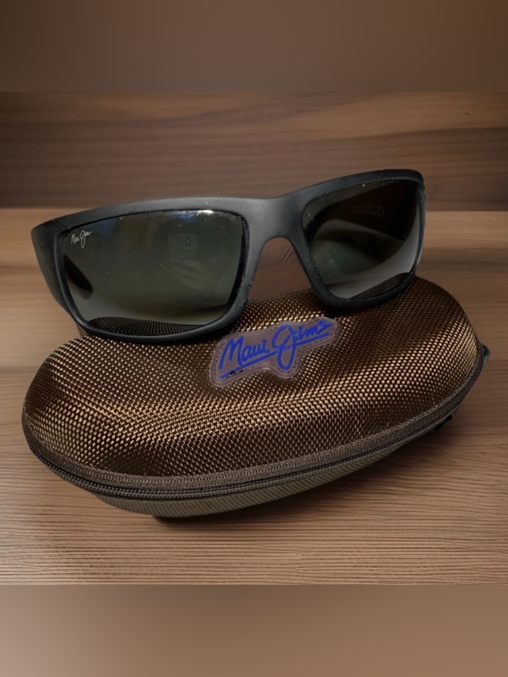 Maui Jim Unisex World Cup 64mm Matte Black Rubber Polarized Sunglasses 266-02MR